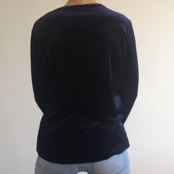 Great Lakes Country - Dark Blue Velvet Shirt - Picture 5 of 5